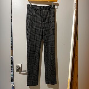 Simons Black and Gray Checkered Women's Pants